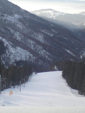 Lúčka - jediná modrá zjazdovka na Juhu